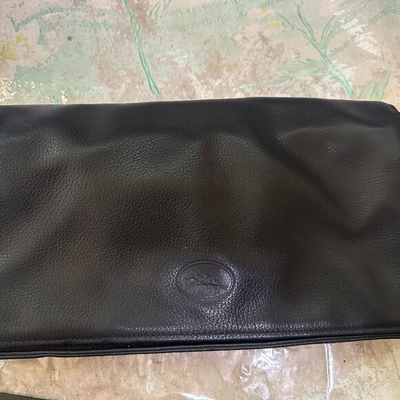Longchamp Handbags - Vintage Longchamp Clutch Black Wallet Purse